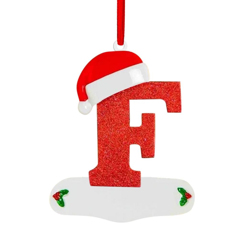 Merry Christmas Decoration Pendant English Alphabet Cristmas Tree Ornaments for Home Decor  Navidad New Year 2026 Gift Accessory