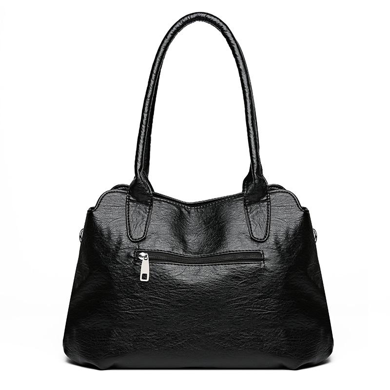 Mother Bag Soft Leather Handbag Women's Shoulder Crossbody Bag Computer Bag Tote Bag