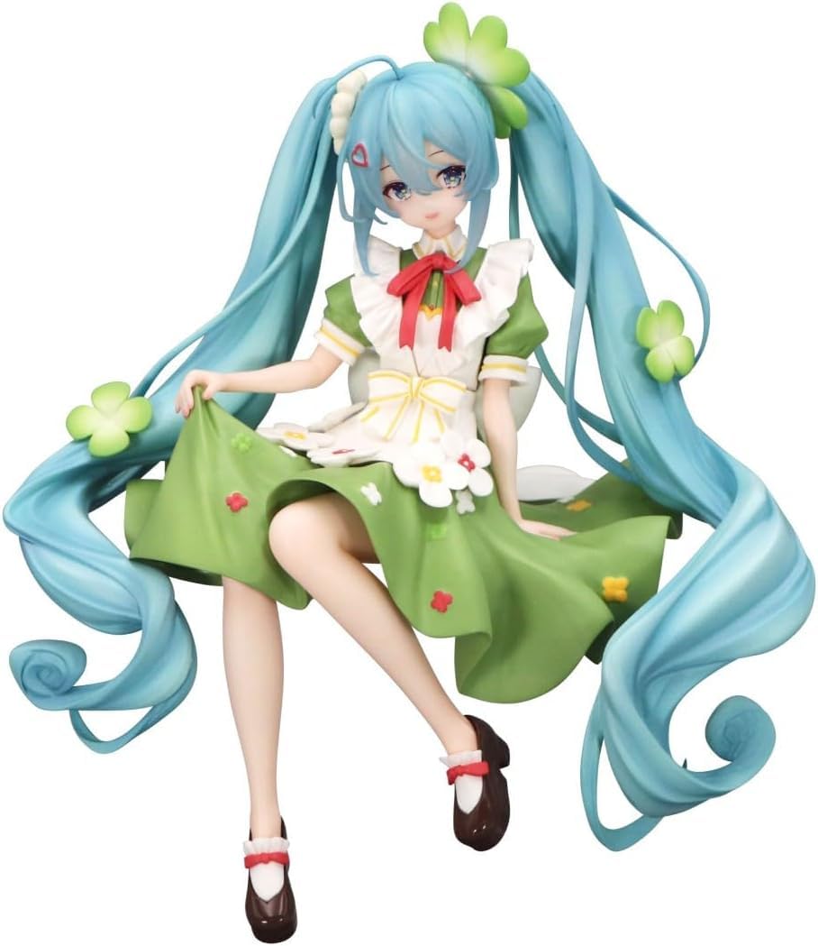 

Noodle Stopper Figure Hatsune Miku Flower Fairy Clover Figure Official Approx. 15cm