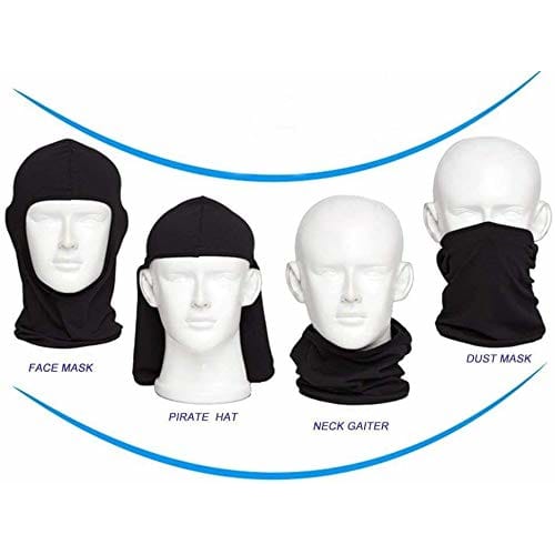 Augsion Balaclava, Cold Protection, Breathable, Sweat-Wicking, Quick-Drying, Full Face Mask with Neck Cover, Windproof, and Ear Caps for Motorcycles,