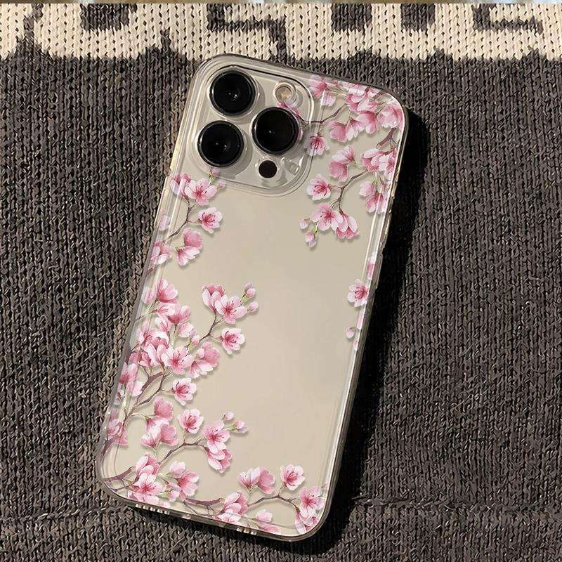 

Realistic Cherry Blossom Branch Pattern Phone Case for iPhone 17 16 15 14 13 12 11 16E Series Pro Max Plus iphone 17 ProMax