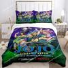 JOJO Anime Print Bedding Set Fashion Article Boys Or Adults For Beds Quilt Covers Pillowcases Bedding Set Gift