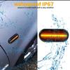 2pcs Euro Style Smoked Lens Amber LED Side Marker Lights For Volkswagen MK4 Golf Jetta Bora B5/B5.5 Passat or Beetle and GTI R32