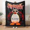 Slipknot Penguin Four Seasons Blanket Customized With Your Name Lightweight And Warm Perfect Gift For Home Office Camping Sofa Travel Beach Multiple