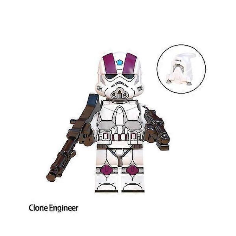 8 Stk. Star Wars Minifiguren Bausteine Spielzeug 4,5 cm Sammlung Klonsoldaten