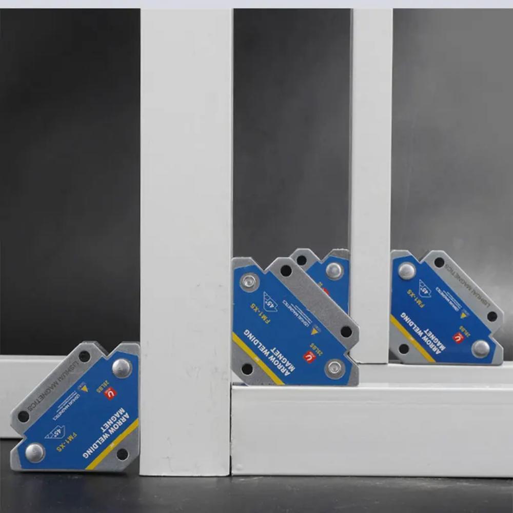 2 STÜCKE/4 STÜCKE 12,5 KG Magnetische Schweißhalter Winkel Löten Pfeil Magnet Schweißfixierer Positionierer Ferrit Halte Hilfslokalisierungswerkzeuge
