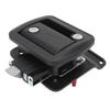 RV Door Lock IP67 Waterproof High Strength Black Paddle Entry Door Latch for Trailer Camper