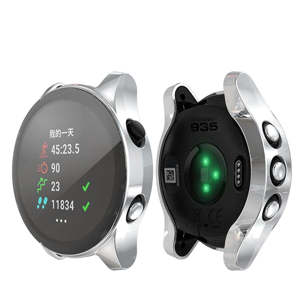 

Smart Electroplated Shockproof Screen Film Touch Protective Cover TPU Watch Case серебряный