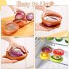 Avocado Storage Organizer Silicone Fruit Storage Box Fruit and Vegetable Antioxidant Storage Box Reusable Avocado Storage Tools