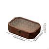 Desktop Storage Box Container Reusable Decorative Retro Styles Display Stand Organization for Office