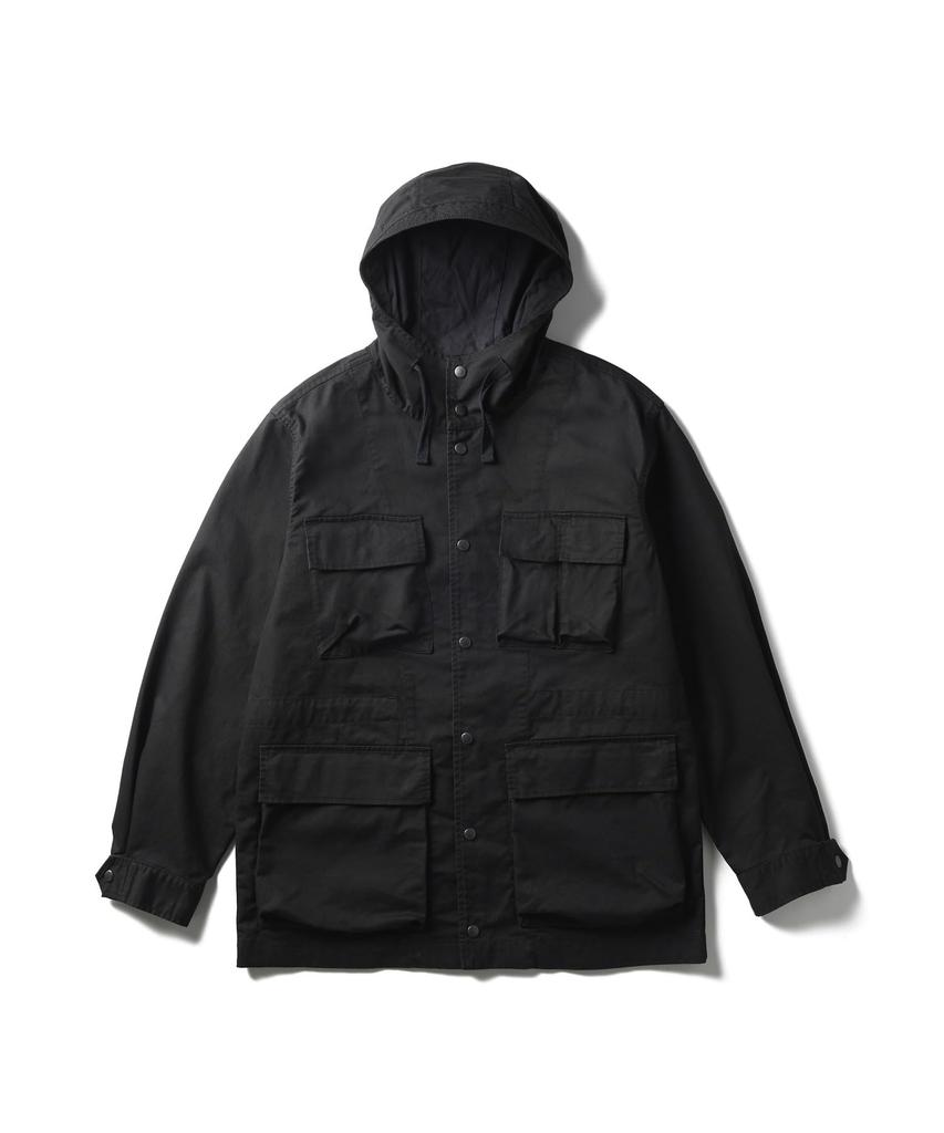 Snow Peak TAKIBI Chino Cargo Jacket Outer Jacket for Men and Size M JK-25AU010 Women, Black,