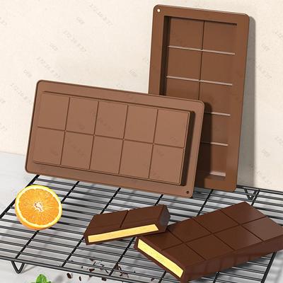 1/2 ks 10-dírková forma na čokoládovou tyčinku 3D silikonová forma na čokoládu Dubaj pro plněnou tyčinku silikonové formy na narozeninový dort ručně vyráběné dárky