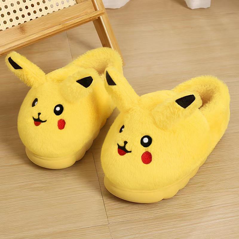 

Cartoon Cotton Slippers for Men & Women - Cute, Non-Slip, Warm Winter Footwear 36-37, Inner Length 22cm