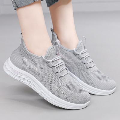 Women's 2025 New Spring Foreign Trade Lightweight Women's Sports Shoes Versatile Middle Aged and Elderly Casual Soft Soled Running Women's Shoes