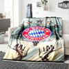 Bayern Munich Crest Blanket Warmthful Decor Perfect for Chair Bed Office Chair All-Season Use Stylish Decor Suitable for Gifting Relatives and Friends