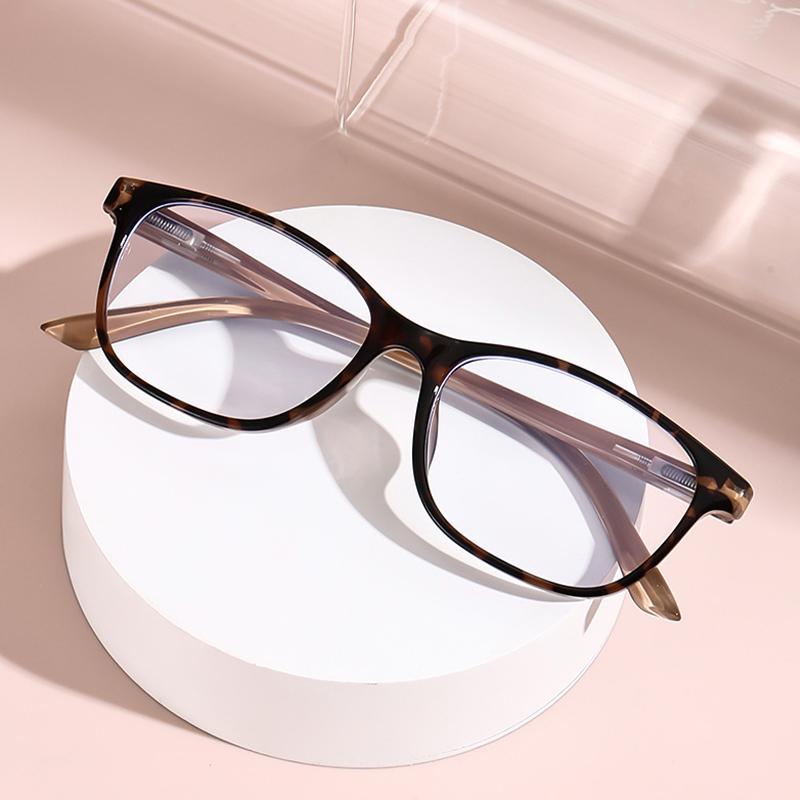 Anti Blue Light Glasses Anti Glare Lightweight Spring Legged Plain Face Covering Bag With Decorative Glasses 6091
