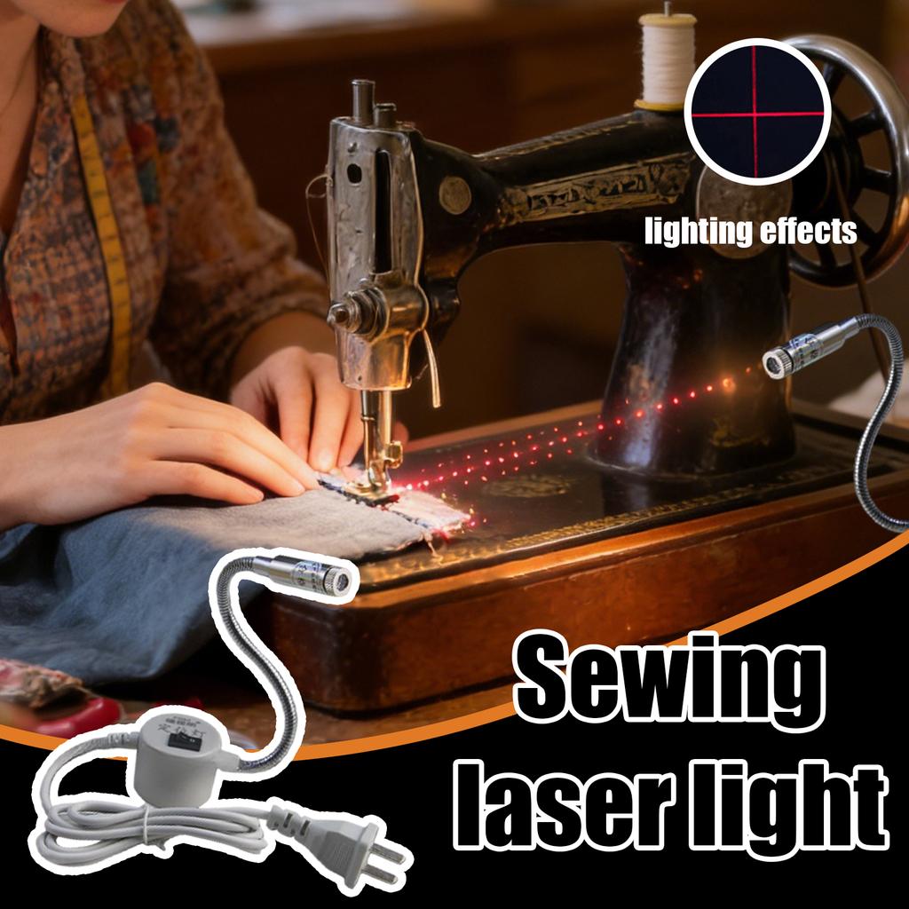 Sewing Guide For Straight Stitching, Quilting Light With , Adjustable Magnetic Attachment For Sewing Machines