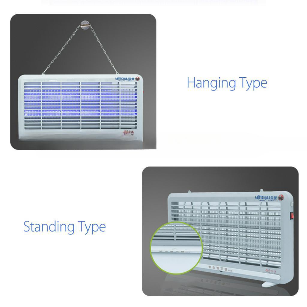 8W UV Electric LED Mosquito Fly Bug Killer Lamp Insert Trap 360° wide range protection