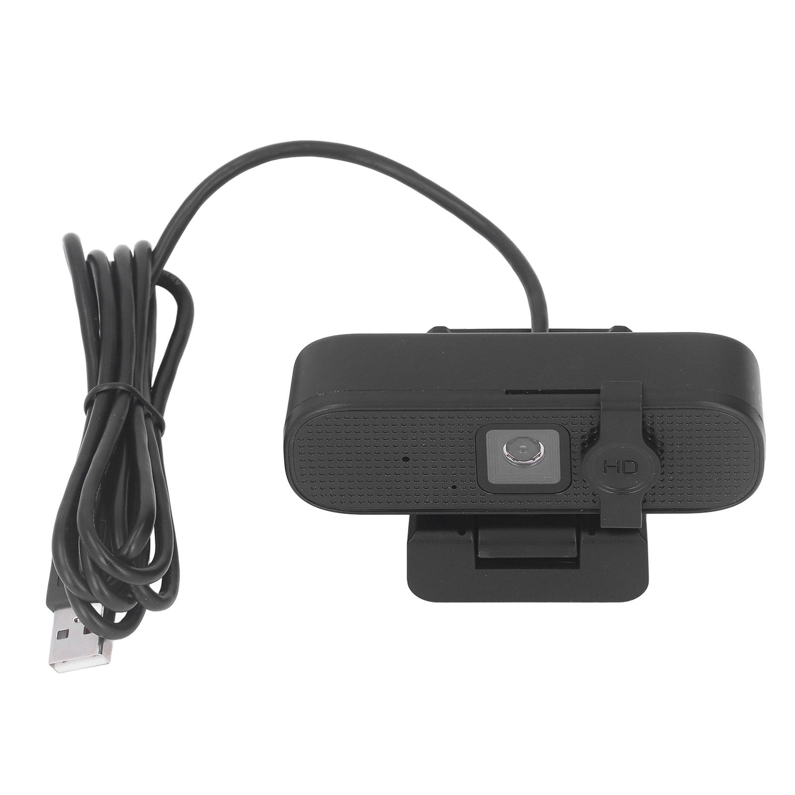 

USB Computer Web Camera with Cover Autofocus 4K Plug and Play USB PC Computer Webcam for Gaming