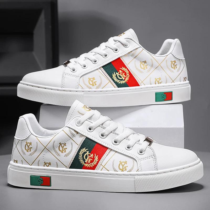 Mens Sneakers Walking Men Casual Shoes Fashion Brand Running Sport Male Man Leather Shoes for Men Designer Platform Mens Shoes