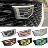 YTSG1 For Cadillac Logo CT4 CT5 XT5 XT6 XTS ATS-L Metal New Car Front Hood Styling Grille Emblem Rear Trunk Badge Sticker Accessories