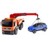 Car Truck Roadside Assistance Tow Truck with Crane Tow Truck + Car