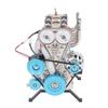 DM113 Engine Model Assembly Kit Simulation Metal Mechanical Assembly Model for Men Women Office Decoration DC 5V