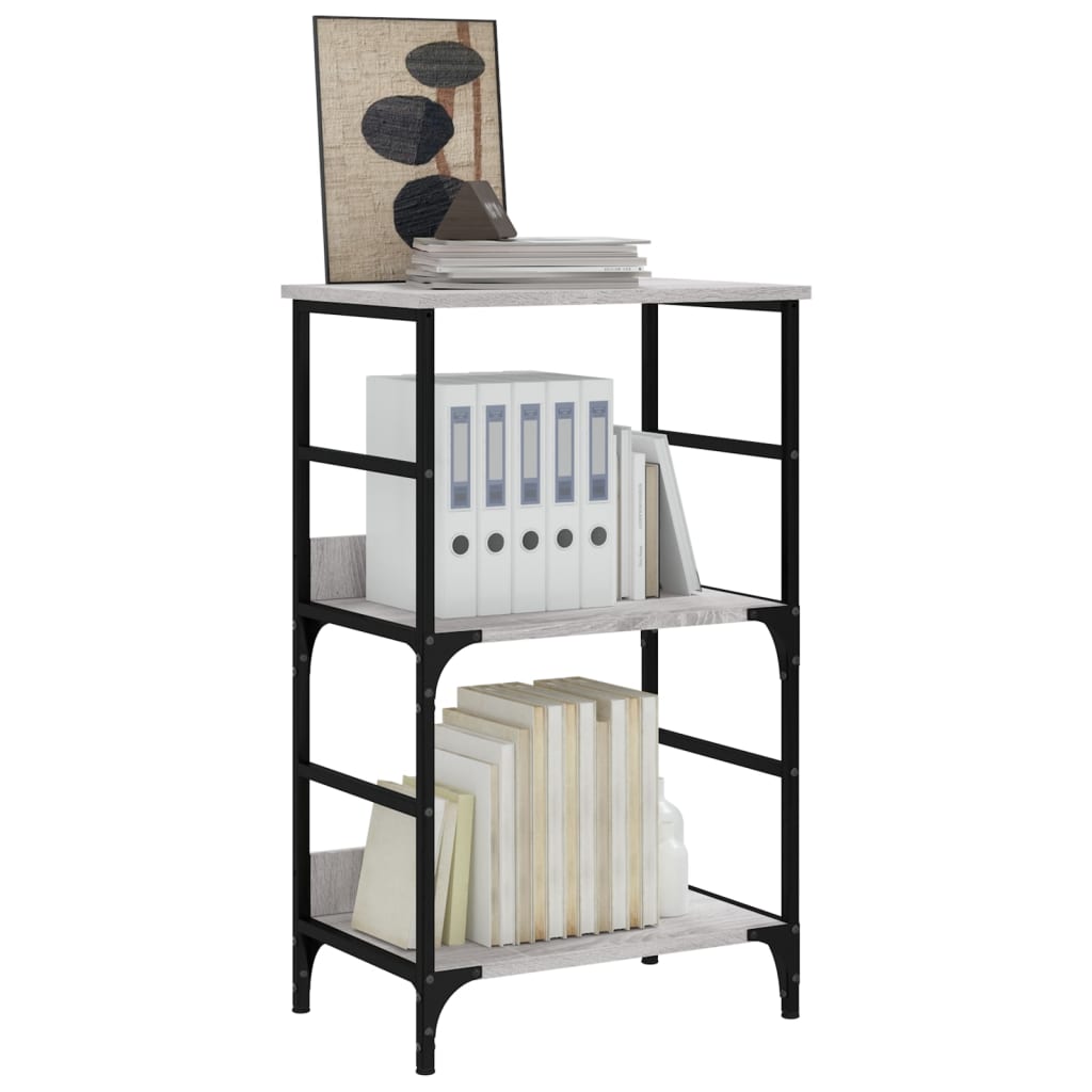 Bookshelf Gray Sonoma 50 x 33 x 82 cm Engineered Wood