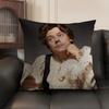 Singer HHarry Music Cushion Cover Natural Linen Organic Fabric DoubleSided Printing Sofa Home Decor Gift Pillow Case