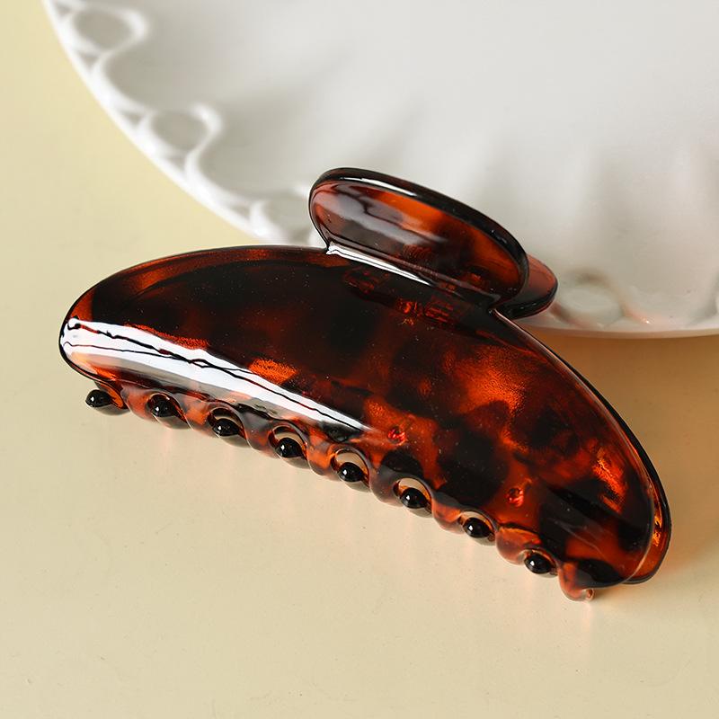 Simple Temperament Semi-circular Arc Hairpin Female Summer Fashion All-match Shark Clip Hairpin High-end Sense of Plate Hair Clip Headdress