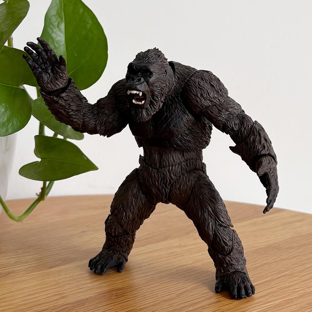 SHF 2021 KING KONG Gorilla Action Figure Collezione Modello Giocattolo Regalo Articolazioni Mobili Statuetta in Vinile Bambola