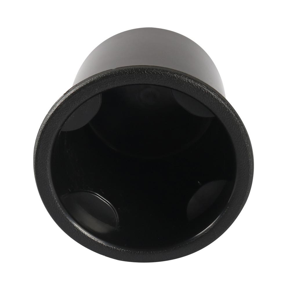 2Pcs Black ABS Cup Holder Insert For Car RV Table Chair Flush Mount Accessroies