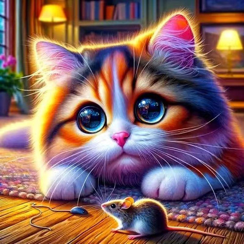 

5D алмазная картина полностью круглая животное еж собака горный хрусталь картина алмазная вышивка крестом домашний декор подарок Round 20x20cm