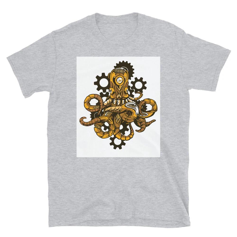 Octopus Cool Steampunk T-Shirt L