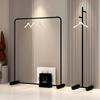 Minimalist Floor-Standing Hanger Rack for Men's and Women's Clothing Displays