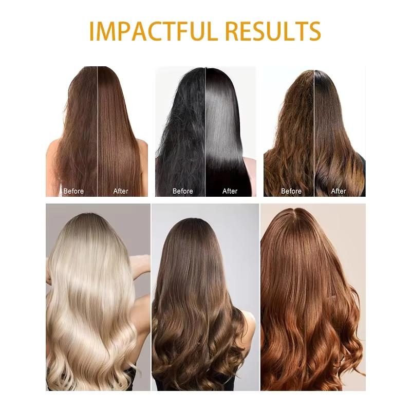 PURC Shampoo-Conditioner-Set mit marokkanischem Arganöl für geschädigtes, krauses Haar, glättendes Vitamin E, organisches, sulfatfreies Haarpflegeset