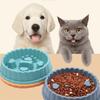 High-capacity Spill-proof Slow Feeder Bowl for Pets Anti-choking Easy To Clean Safe Plastic Dog Bowl Pet Food Storage Container