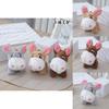 Charming Cartoon Plush Donkey Doll Keychain Custom Company Gift Fluffy Material 12cm