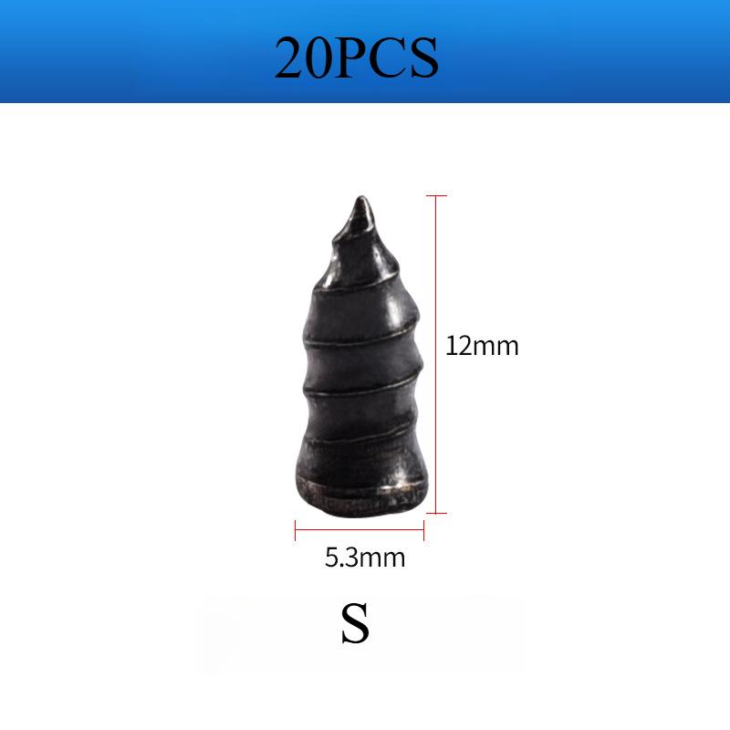 20/10 piezas Clavo de Reparación de Neumáticos al Vacío Tornillos para Pinchazos de Neumáticos Juego de Montaje para Motocicleta Reparaciones de Ruedas Tubeless Kit de Pinchazos Parches para Coche