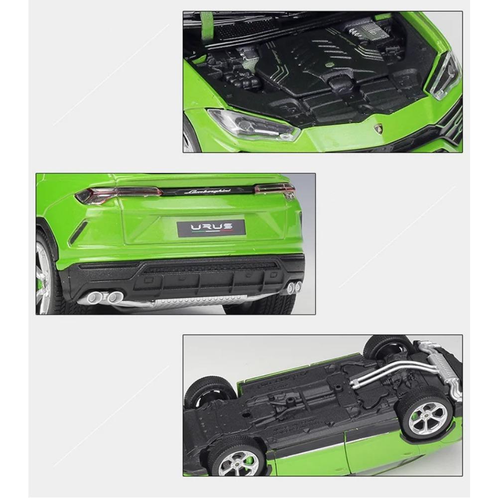 WELLY 1/24 Lamborghini URUS SUV Alloy Sports Car Model Diecasts Metal Racing Car Vehicles Model Simulation Collection Kids Gifts