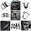 Car Interior Accessories for Ford Focus 3 MK3 2015-2018 LHD Steering Wheel Sticker Gear Shift Panel Cover Interior Modification