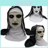 The Nun Head Mask With Horrifying Design Ideal For Halloween And Costume Parties