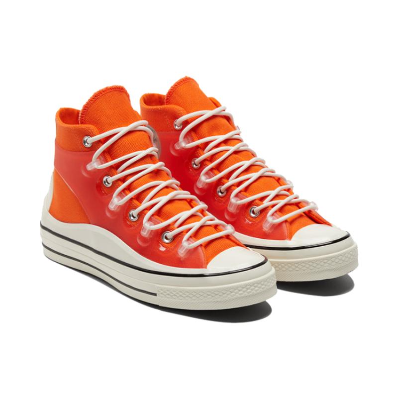 Converse Chuck Taylor All Star 1970s Utility Trendy Versatile Everyday Casual High Top Canvas Shoes Unisex Orange
