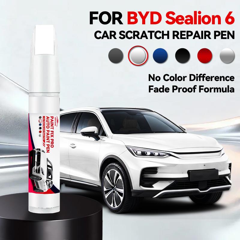 Opravná tužka na autolak pro BYD Sealion 6 2023-2025 Příslušenství pro opravu škrábanců na laku Azurově modrá Baltská černá Bílá Kamenně šedá