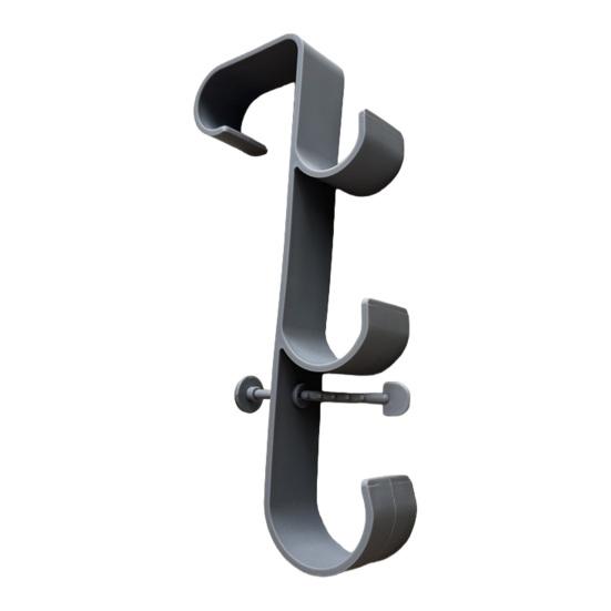 Yousheng Pool Hooks Adjustable Swimming Pool Bracket Hanger Drill-Free Installation Durable Multifunctional Storage Hook for