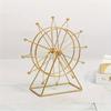 Artistic Vintage Ferris wheel ornament, perfect for home decor, architectural model embellishments, and metal art, for living spaces, workplaces