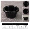 Sauce Bowl Round Glossy Melamine Black Mini Dipping Cup American Tableware For Cafe For The Kitchen