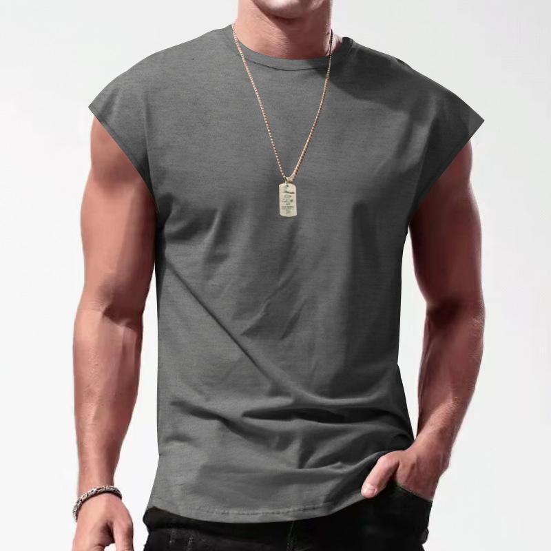 Summer Men's Mesh Gym Vest Quick Dry Loose Fitness Exercise Wide Shoulder Sports Sleeveless Shirt Bodybuilding Tank Top