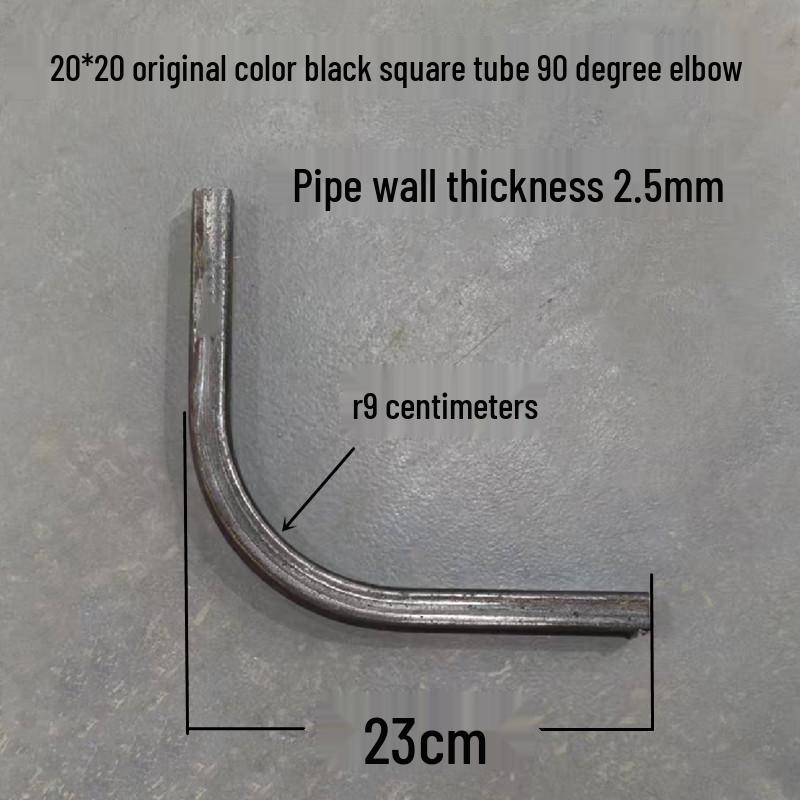 Pozinkovaný 90° kolenový držák pro čtvercovou trubku pro svařování