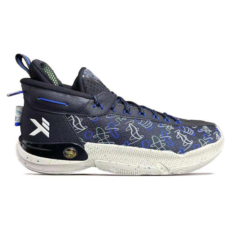 New Anta KT9 Cushioning Wear Resistant Mid Top Basketball Shoes Men's Dark Blue 112411101-6